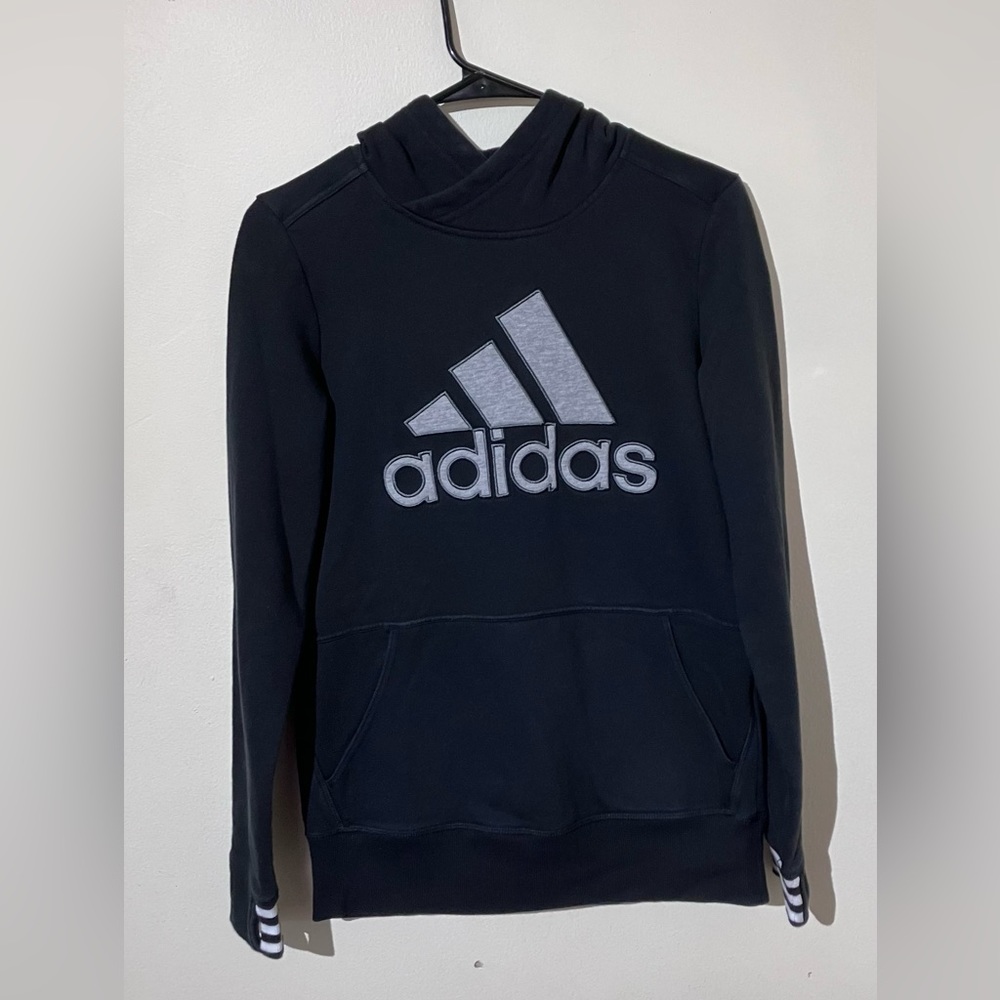 Adidas women’s hoodie. Black, size S.